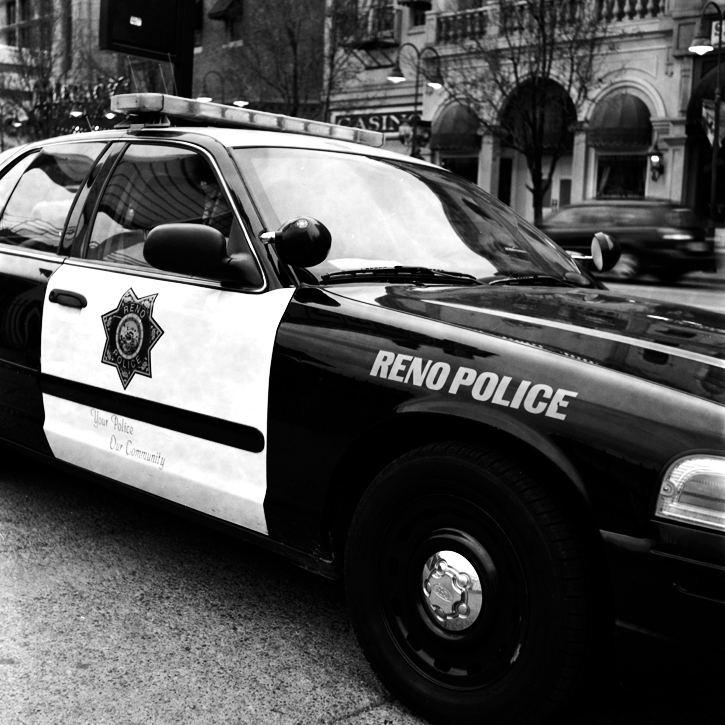 Voiture de Police à Reno Nevada : .