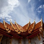 toit d'un temple bangkok